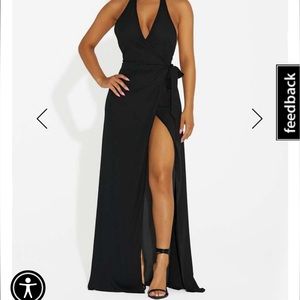 Naked wardrobe wrapped up in me maxi dress